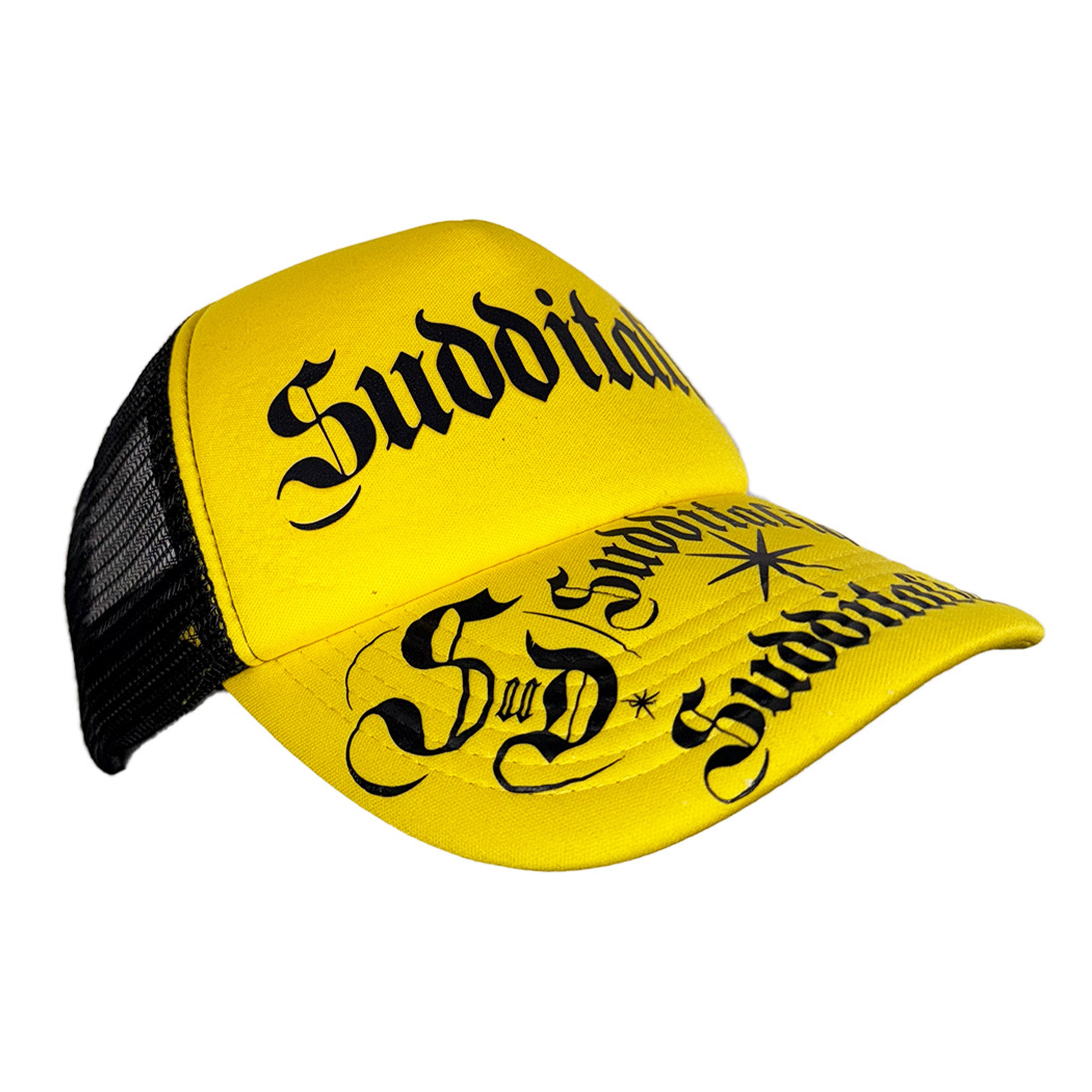 Cappello Trucked Giallo e Nero