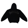 Black on Black - Boxy Zip Hoodie