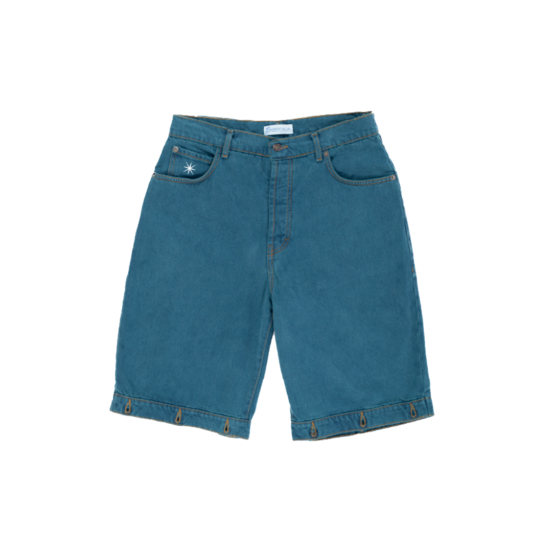 Jeans Long Short Acqua