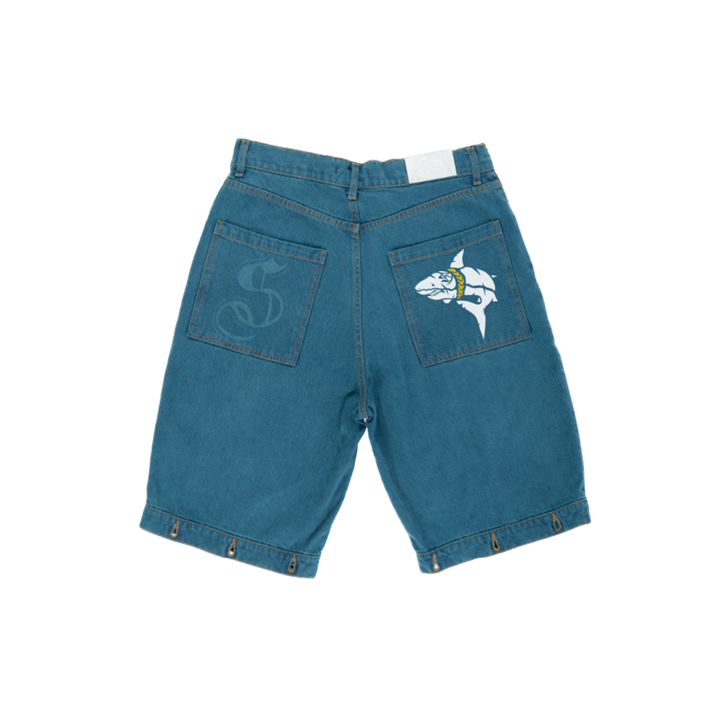 Jeans Long Short Acqua