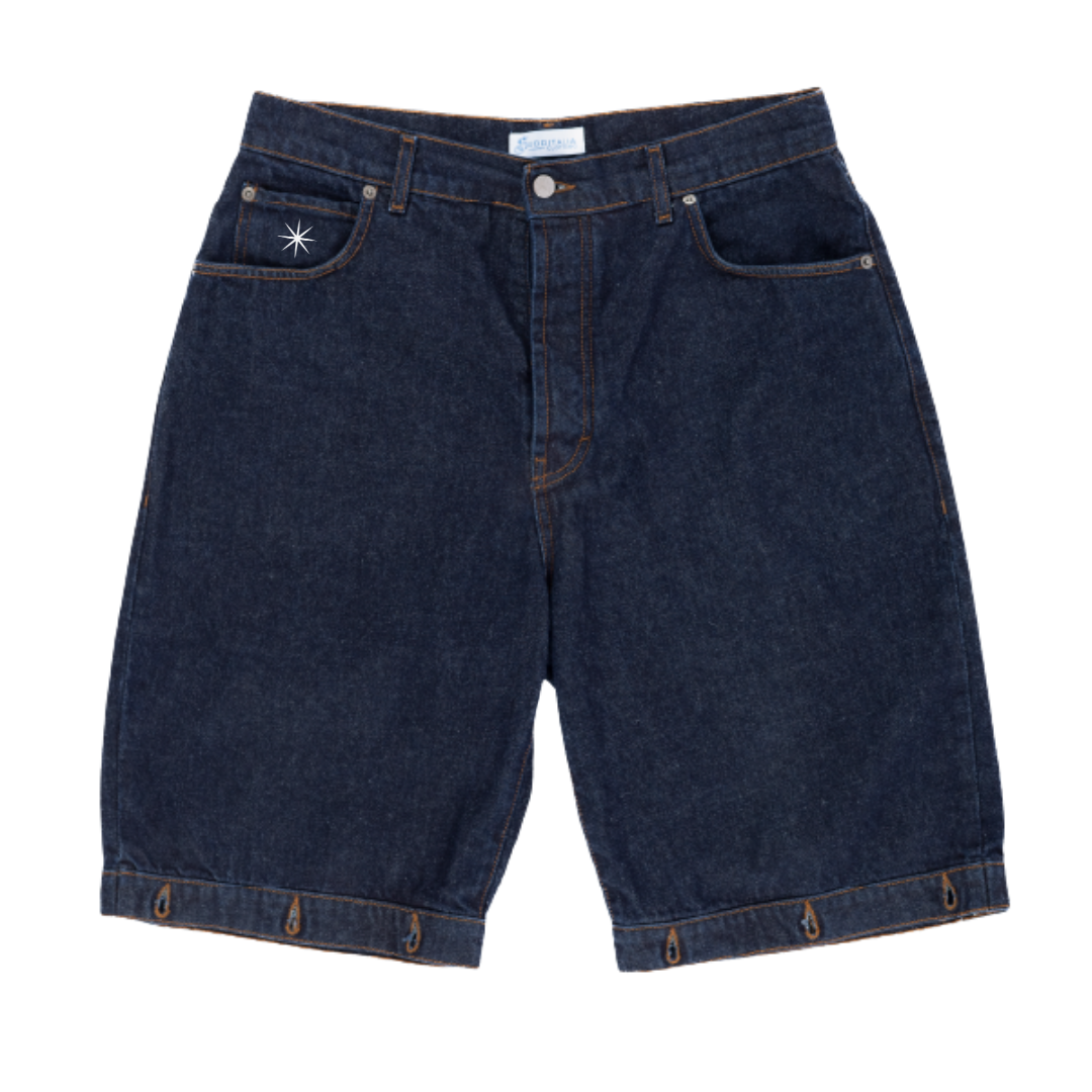 Jeans Long Short Stone Wash