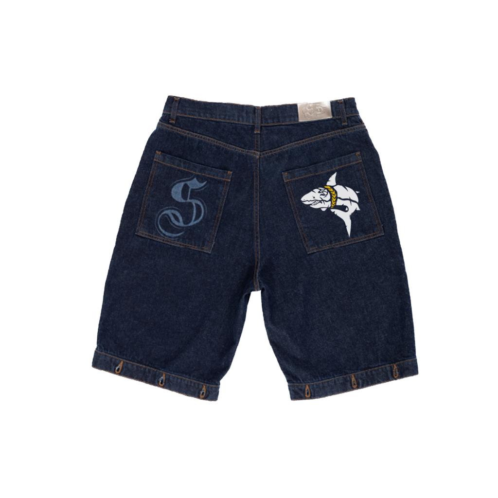 Jeans Long Short Stone Wash