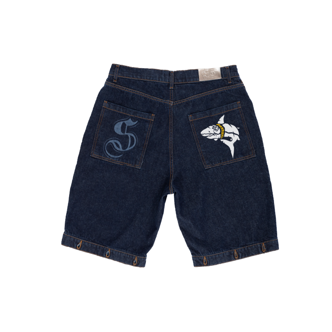 Jeans Long Short Stone Wash