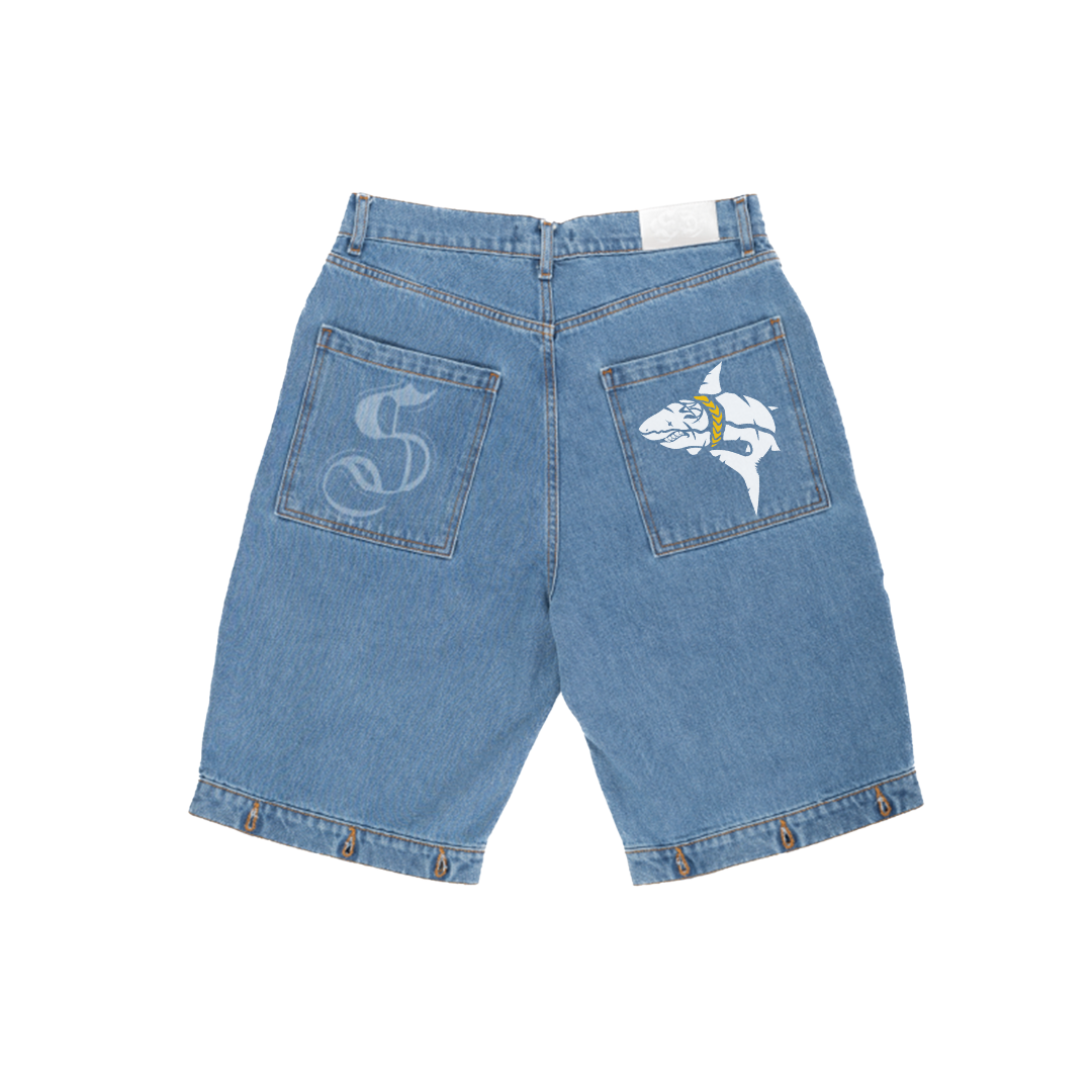 Jeans Long Short Double Stone Wash