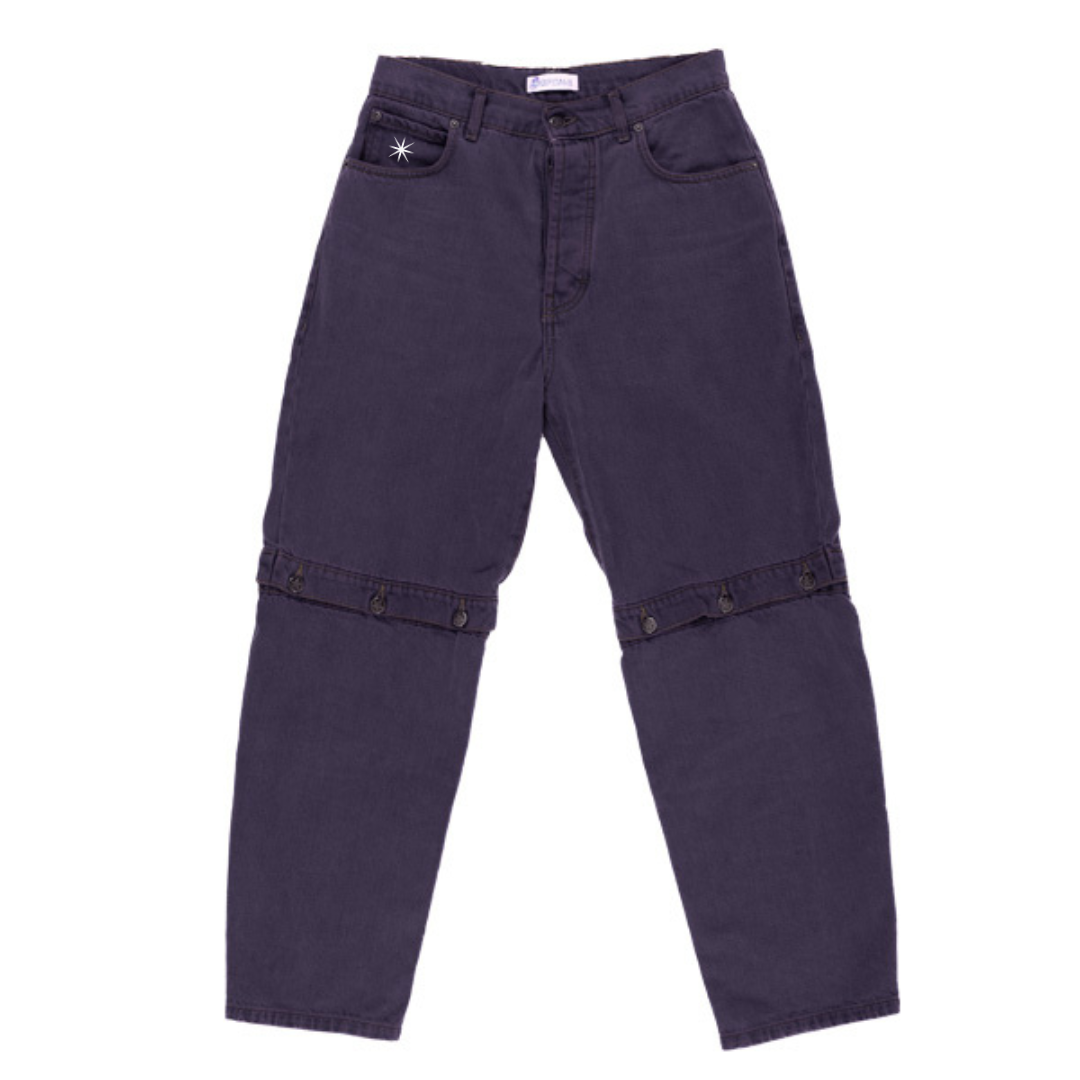 Jeans Long Short Dark Purple