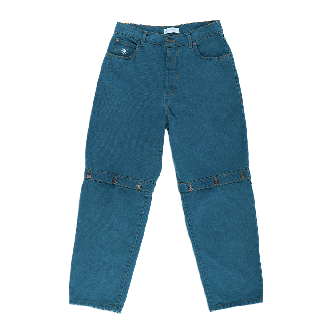 Jeans Long Short Acqua