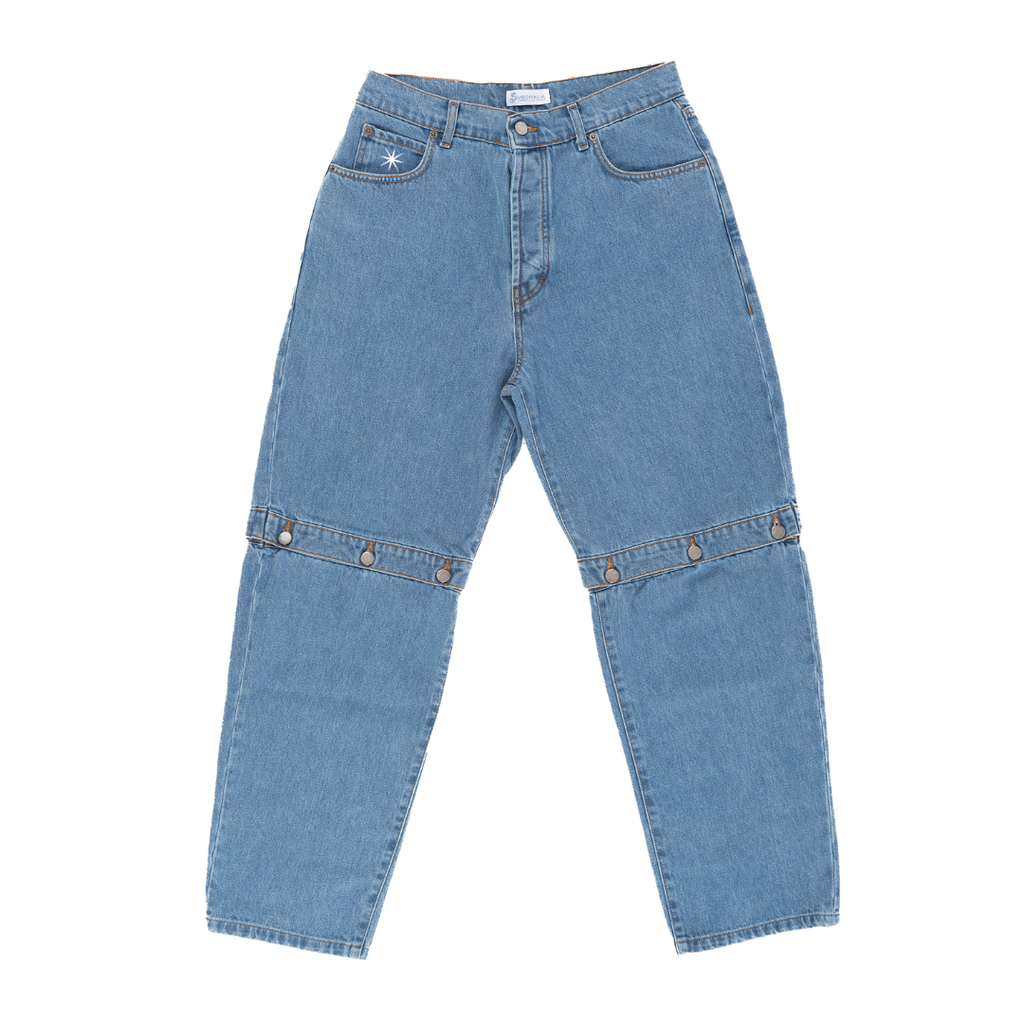 Jeans Long Short Double Stone Wash