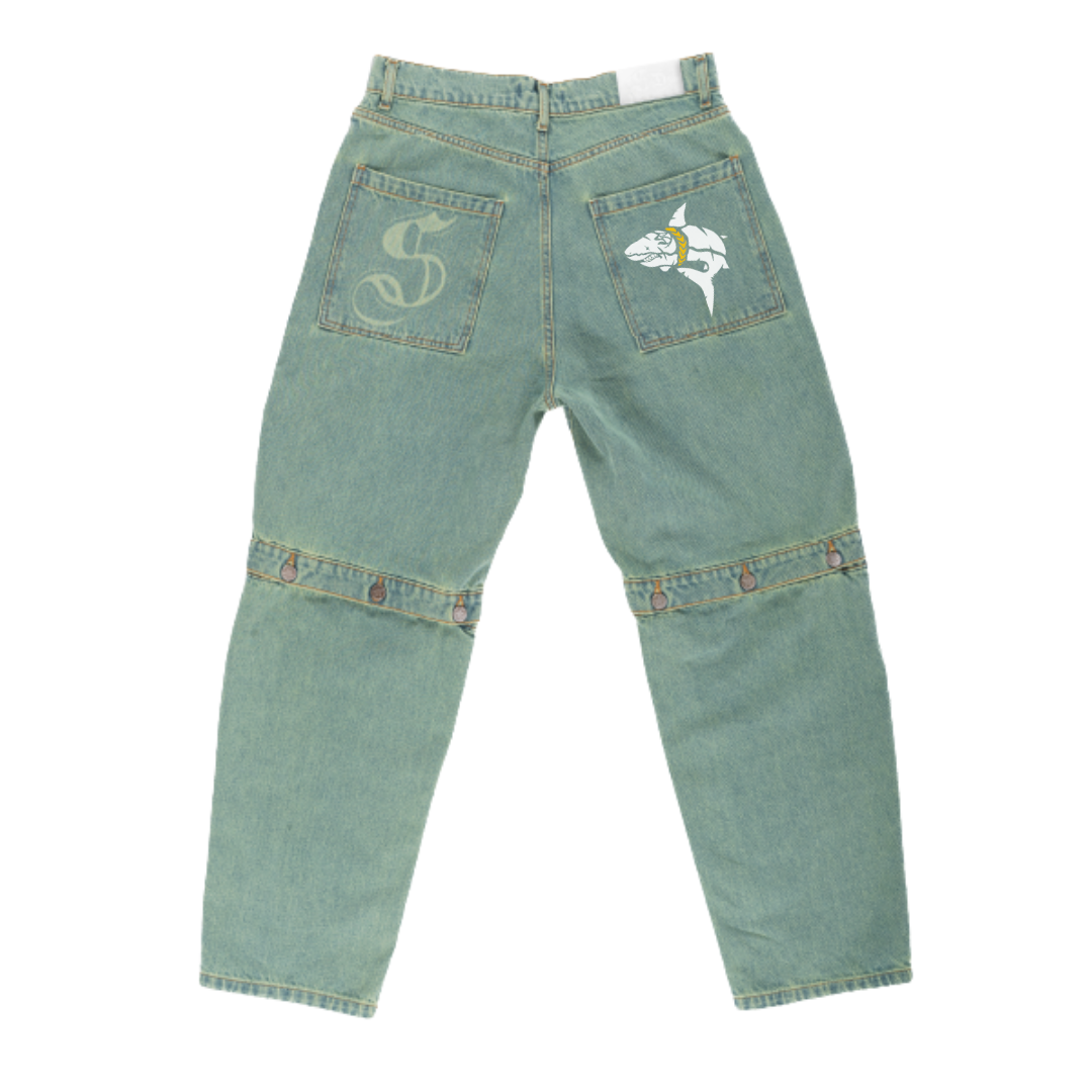 Jeans Long Short Lime