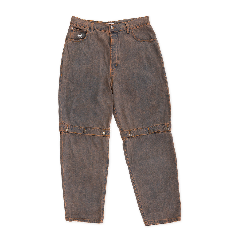 Jeans Long Short Mattone