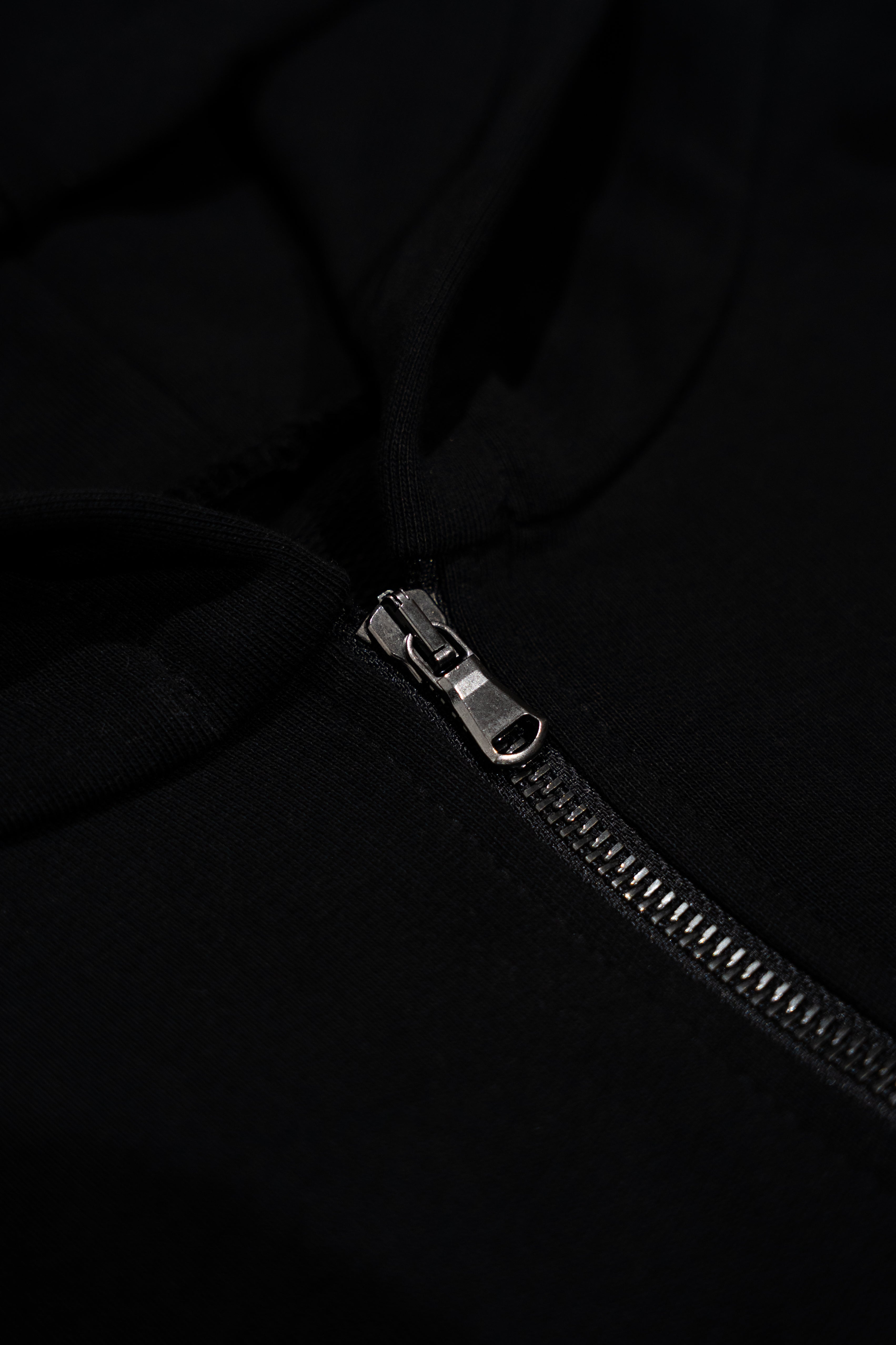 Pink Shark Zip Boxy Hoodie